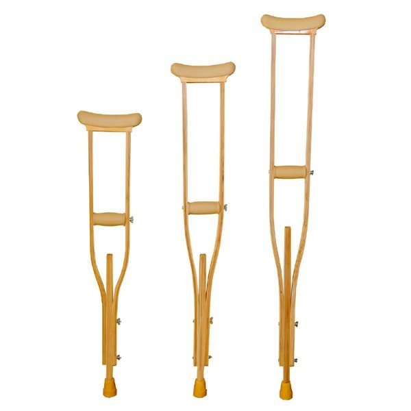 Прокат медизделий: Прокат костылей опорных деревянных (пара)